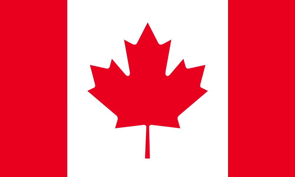 LED Backlit World Flag – Canada (CAN)