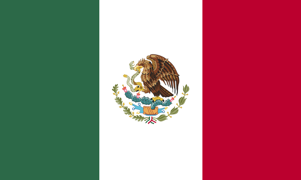 LED Backlit World Flag – Mexico (MEX)