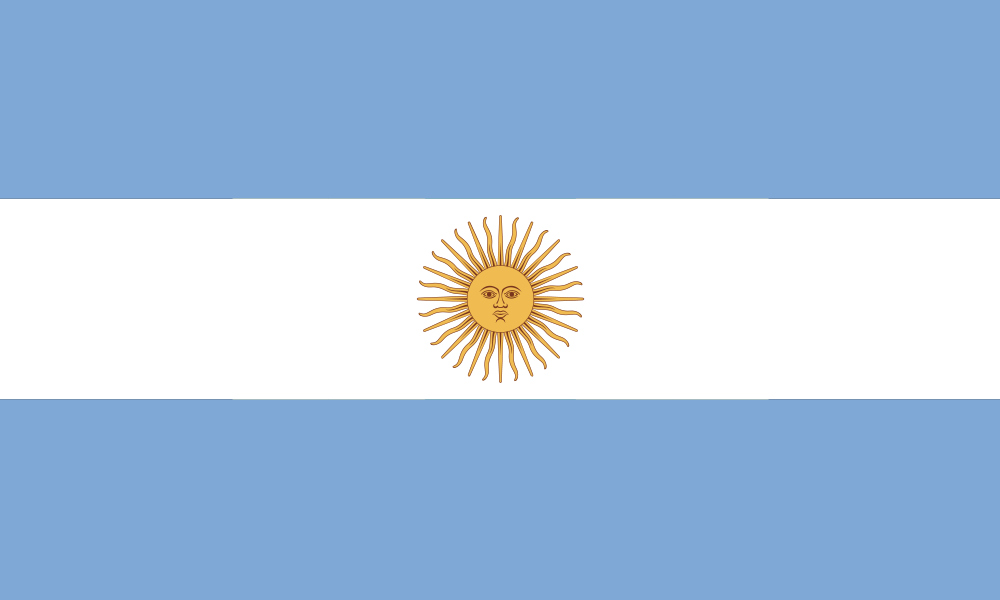 LED Backlit World Flag – Argentina (ARG)