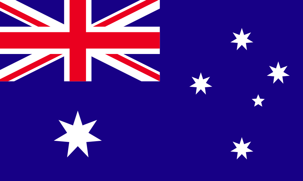 LED Backlit World Flag – Australia (AUS)