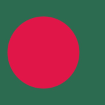 LED Backlit Light Box Flag - Bangladesh (BGD)