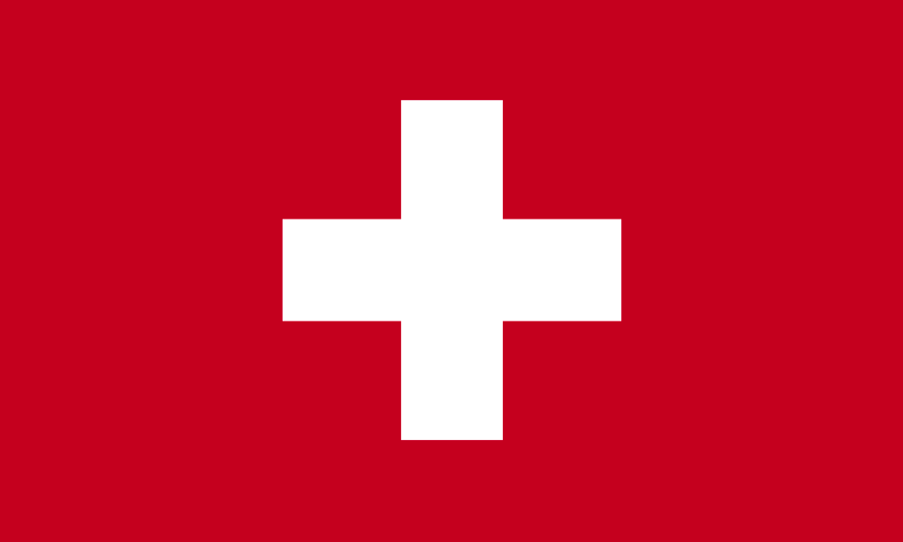 LED Backlit World Flag – Switzerland (CHE)