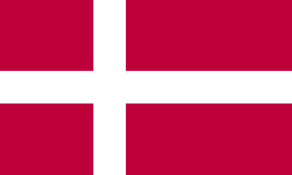 LED Backlit World Flag – Denmark (DNK)