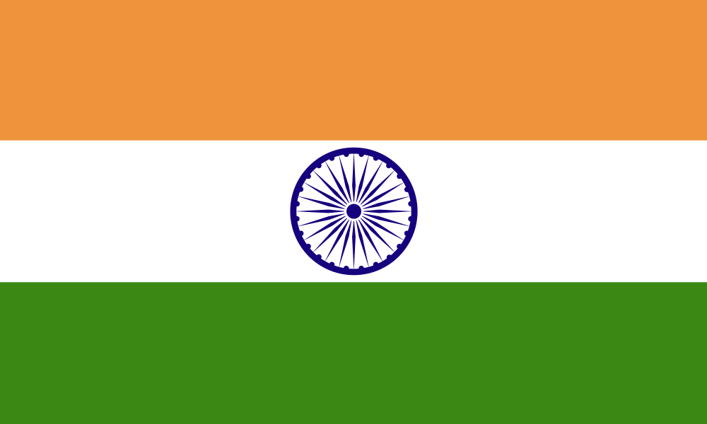 LED Backlit World Flag – India (IND)