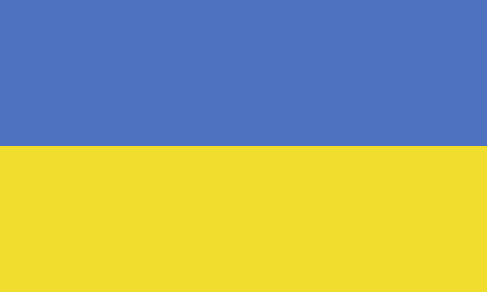 LED Backlit World Flag – Ukraine (UKR)